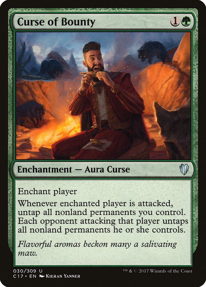 Curse of Bounty [Commander 2017] MTG Single Magic: The Gathering | Red Claw Gaming