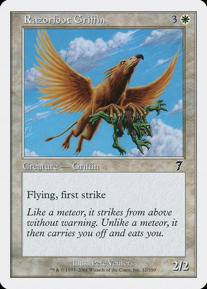Razorfoot Griffin [Seventh Edition] MTG Single Magic: The Gathering | Red Claw Gaming