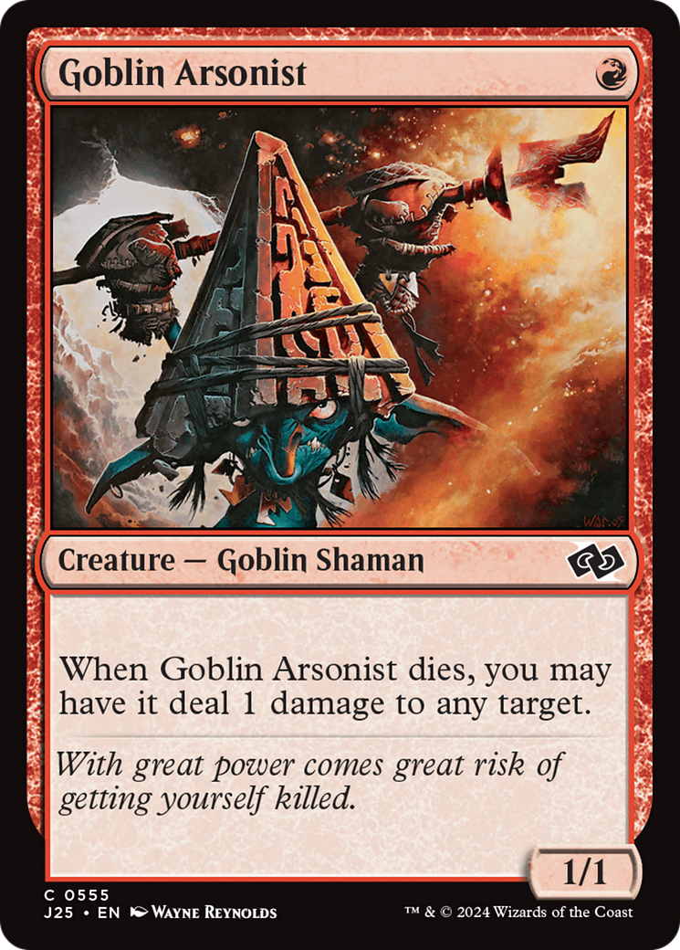 Goblin Arsonist [Foundations Jumpstart] MTG Single Magic: The Gathering | Red Claw Gaming