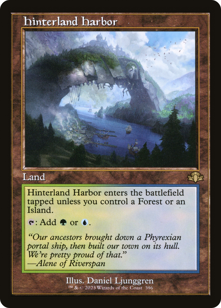 Hinterland Harbor (Retro) [Dominaria Remastered] MTG Single Magic: The Gathering | Red Claw Gaming