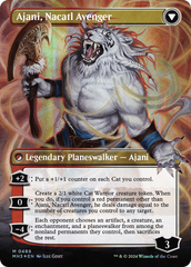 Ajani, Nacatl Pariah // Ajani, Nacatl Avenger (Borderless) (Textured Foil) [Modern Horizons 3] MTG Single Magic: The Gathering | Red Claw Gaming