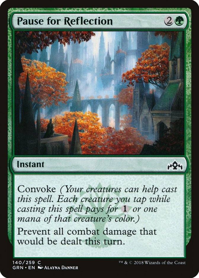 Pause for Reflection [Guilds of Ravnica] MTG Single Magic: The Gathering | Red Claw Gaming