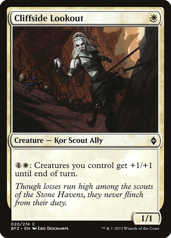Cliffside Lookout [Battle for Zendikar] MTG Single Magic: The Gathering | Red Claw Gaming