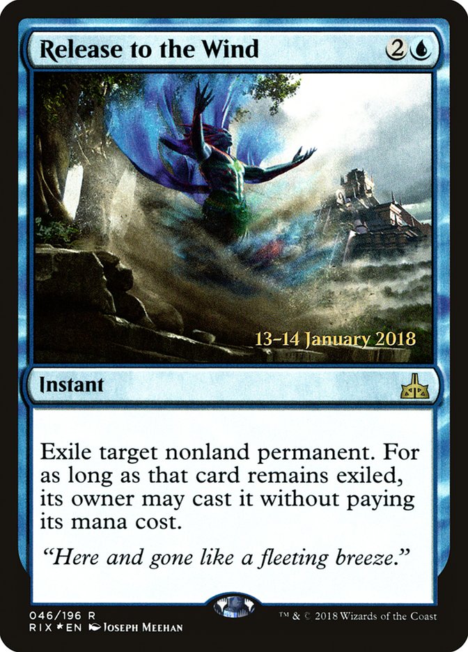 Release to the Wind [Rivals of Ixalan Prerelease Promos] MTG Single Magic: The Gathering | Red Claw Gaming