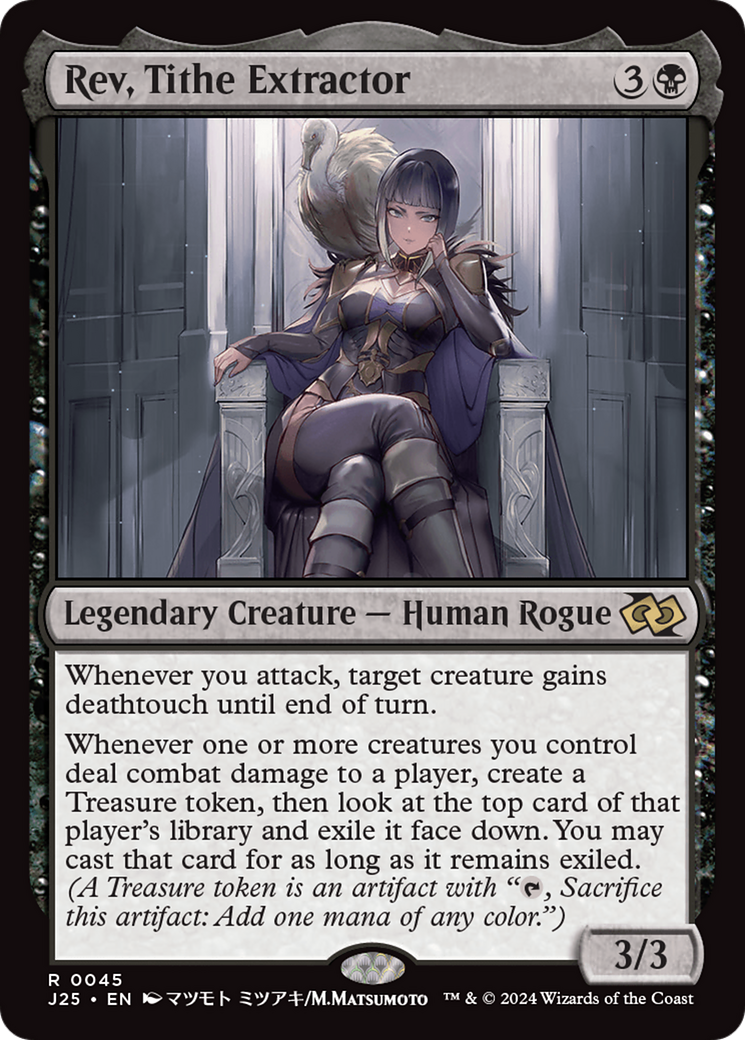 Rev, Tithe Extractor (Anime) [Foundations Jumpstart] MTG Single Magic: The Gathering | Red Claw Gaming