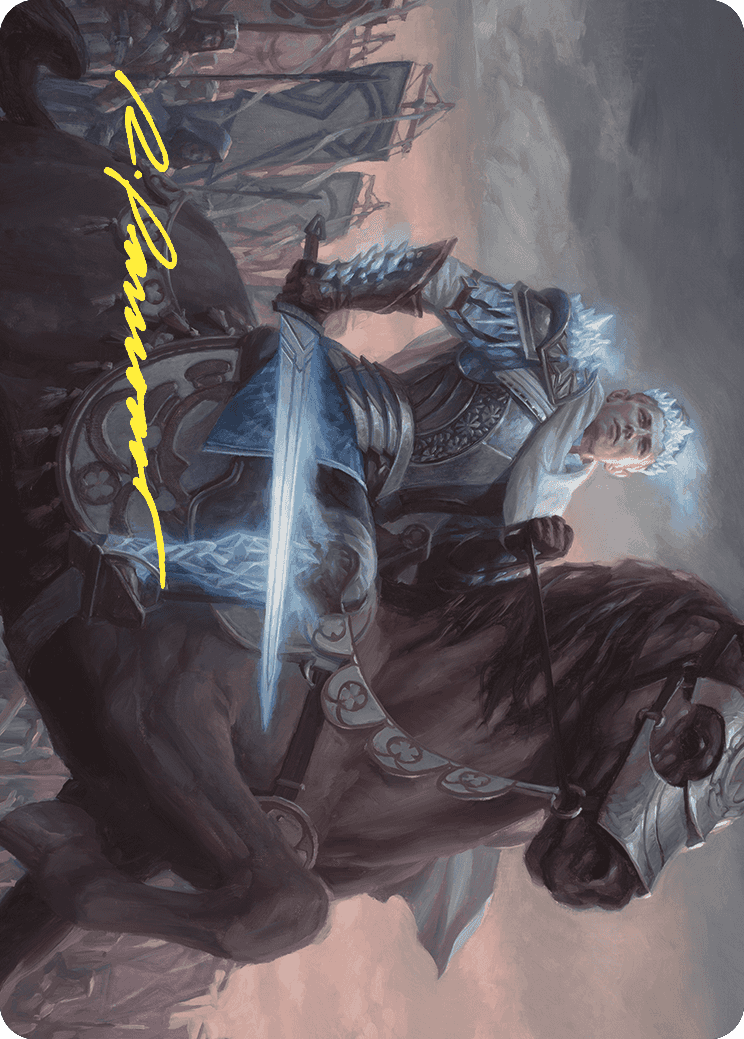 Will, Scion of Peace Art Card (Gold-Stamped Signature) [Wilds of Eldraine Art Series] MTG Single Magic: The Gathering | Red Claw Gaming