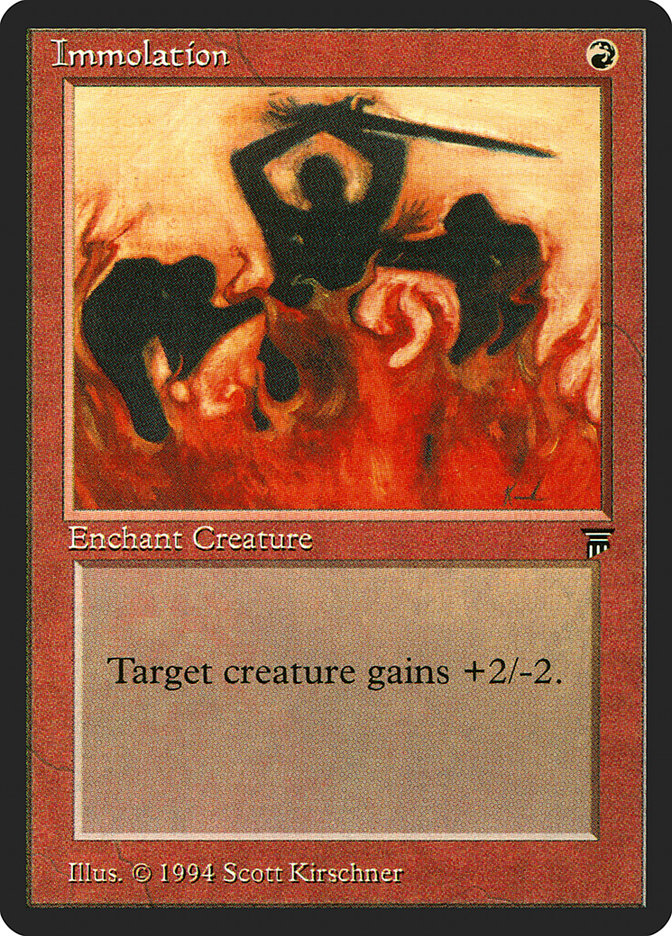 Immolation [Legends] MTG Single Magic: The Gathering | Red Claw Gaming