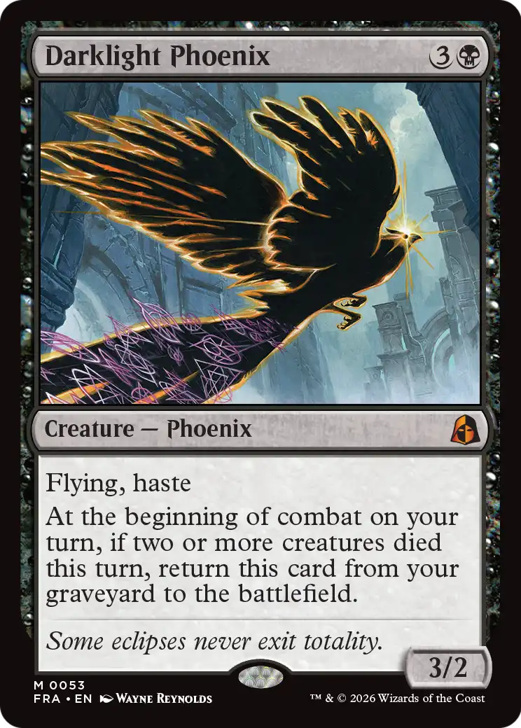 Darklight Phoenix [Reality Fracture] | Red Claw Gaming