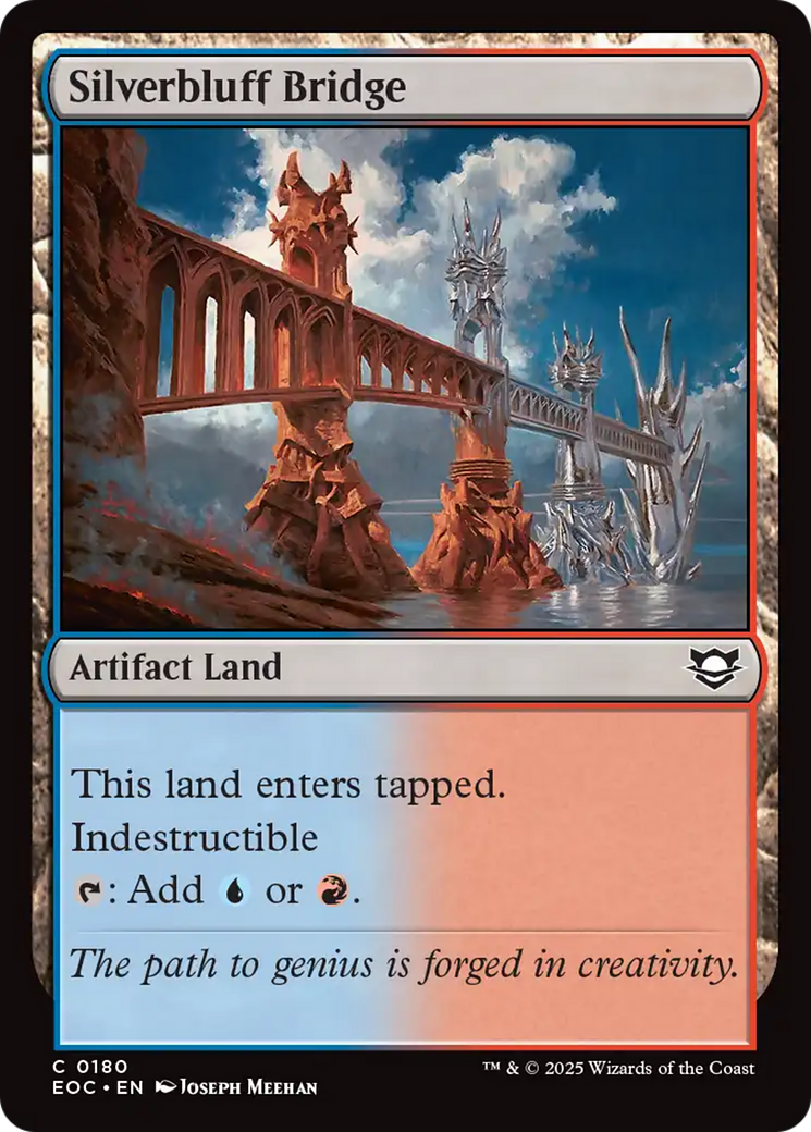 Silverbluff Bridge [Edge of Eternities Commander] MTG Single Magic: The Gathering | Red Claw Gaming