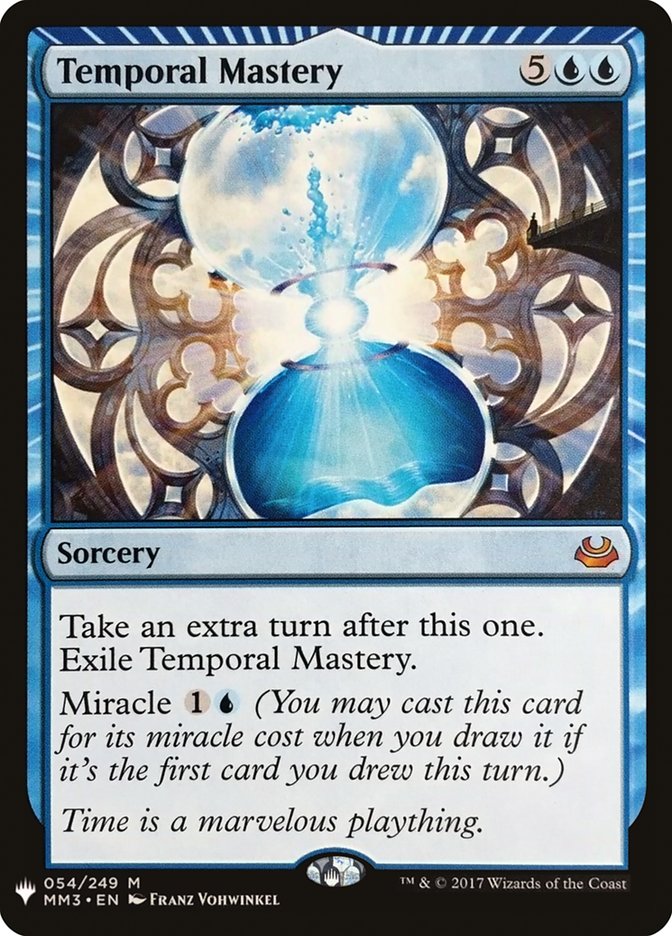 Temporal Mastery [Mystery Booster] MTG Single Magic: The Gathering | Red Claw Gaming