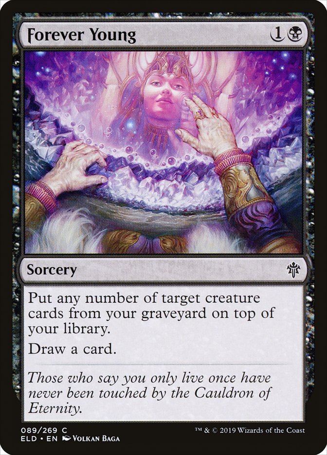 Forever Young [Throne of Eldraine] MTG Single Magic: The Gathering | Red Claw Gaming