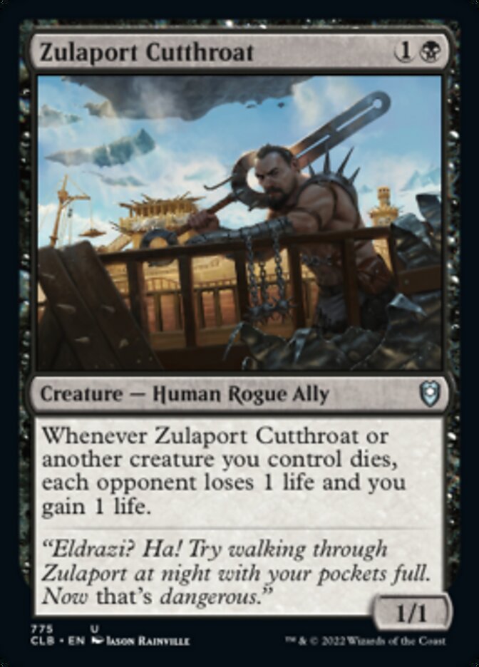 Zulaport Cutthroat [Commander Legends: Battle for Baldur's Gate] MTG Single Magic: The Gathering | Red Claw Gaming