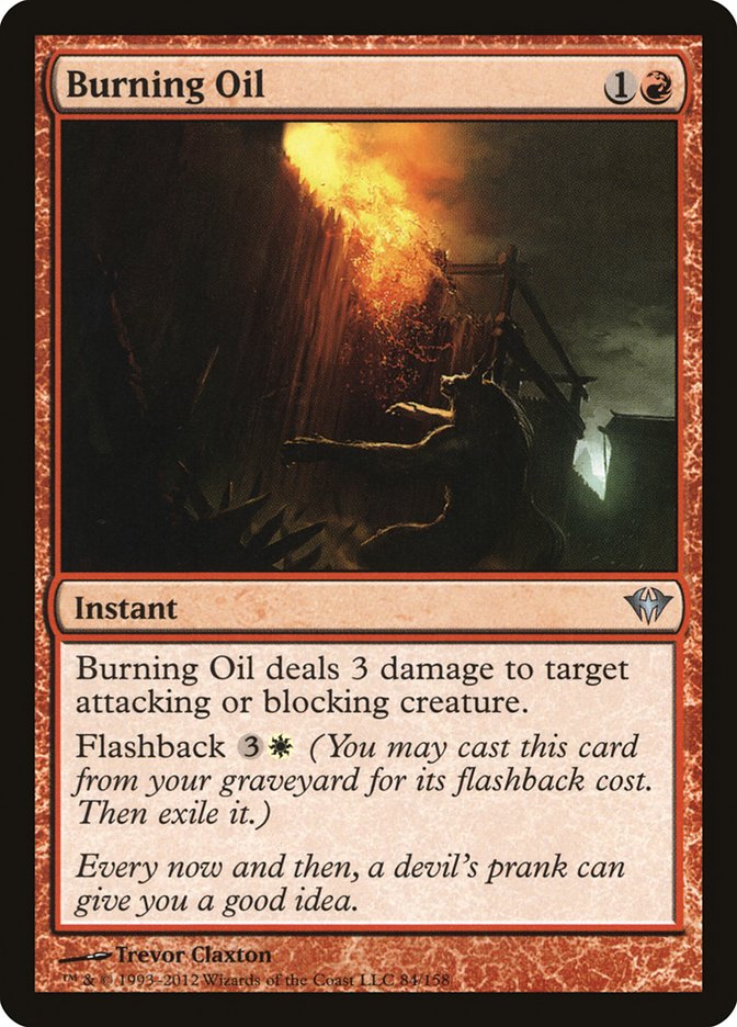 Burning Oil [Dark Ascension] MTG Single Magic: The Gathering | Red Claw Gaming