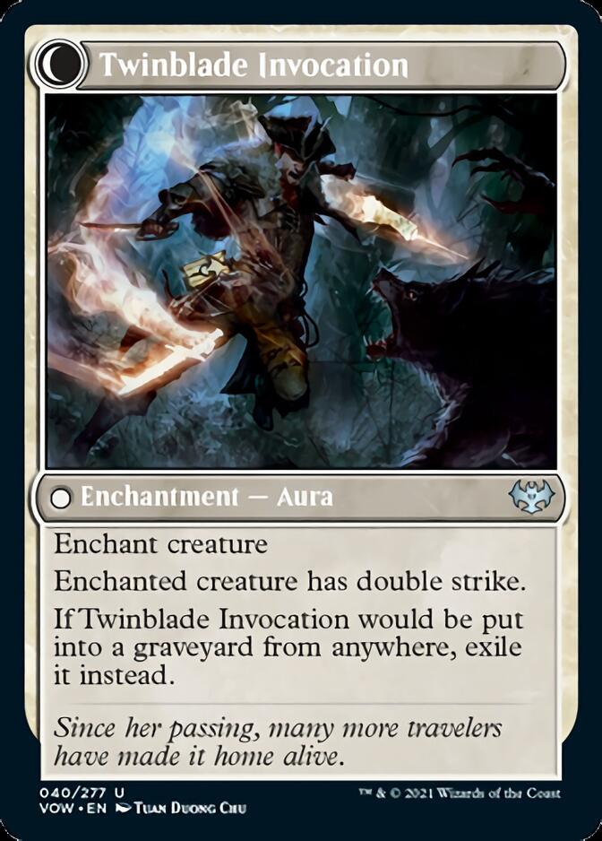 Twinblade Geist // Twinblade Invocation [Innistrad: Crimson Vow] MTG Single Magic: The Gathering | Red Claw Gaming