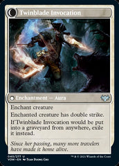Twinblade Geist // Twinblade Invocation [Innistrad: Crimson Vow] MTG Single Magic: The Gathering | Red Claw Gaming