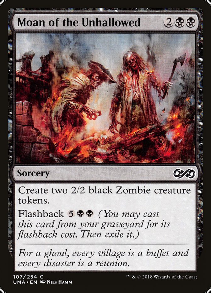 Moan of the Unhallowed [Ultimate Masters] MTG Single Magic: The Gathering | Red Claw Gaming