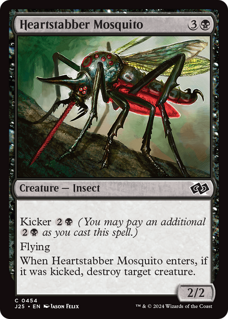 Heartstabber Mosquito [Foundations Jumpstart] MTG Single Magic: The Gathering | Red Claw Gaming