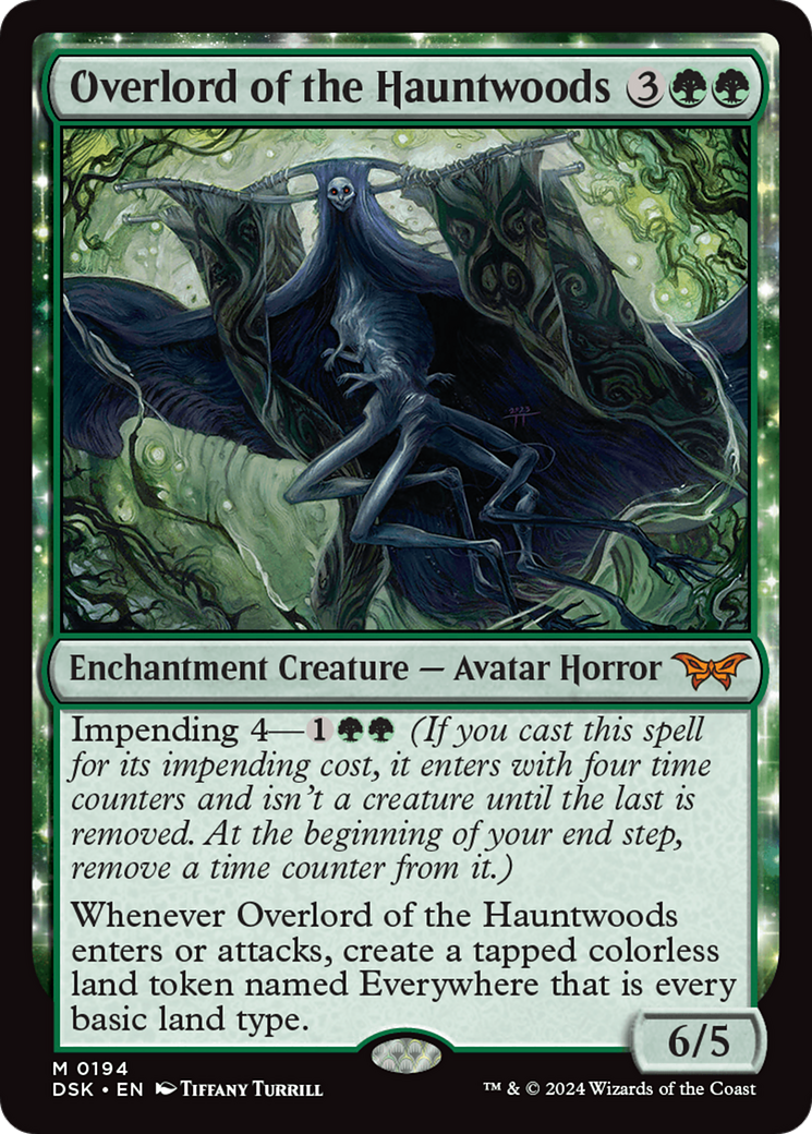 Overlord of the Hauntwoods [Duskmourn: House of Horror] MTG Single Magic: The Gathering | Red Claw Gaming