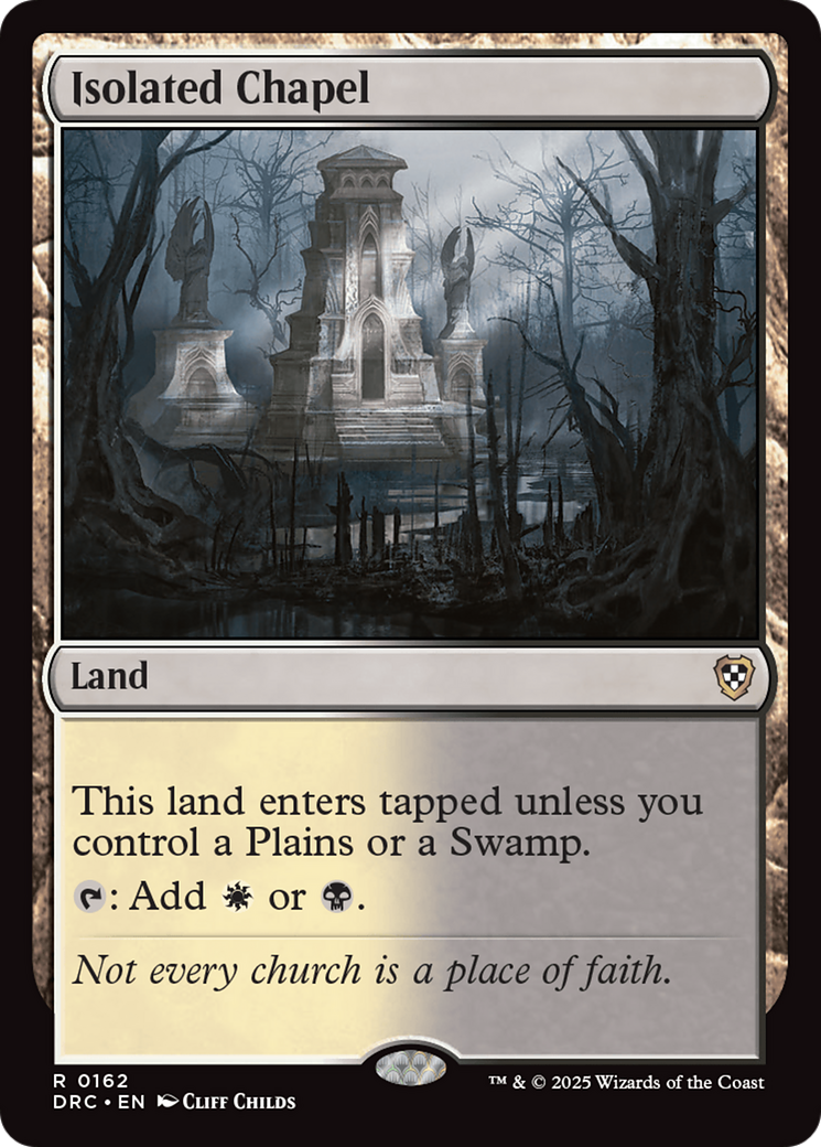 Isolated Chapel [Aetherdrift Commander] MTG Single Magic: The Gathering | Red Claw Gaming