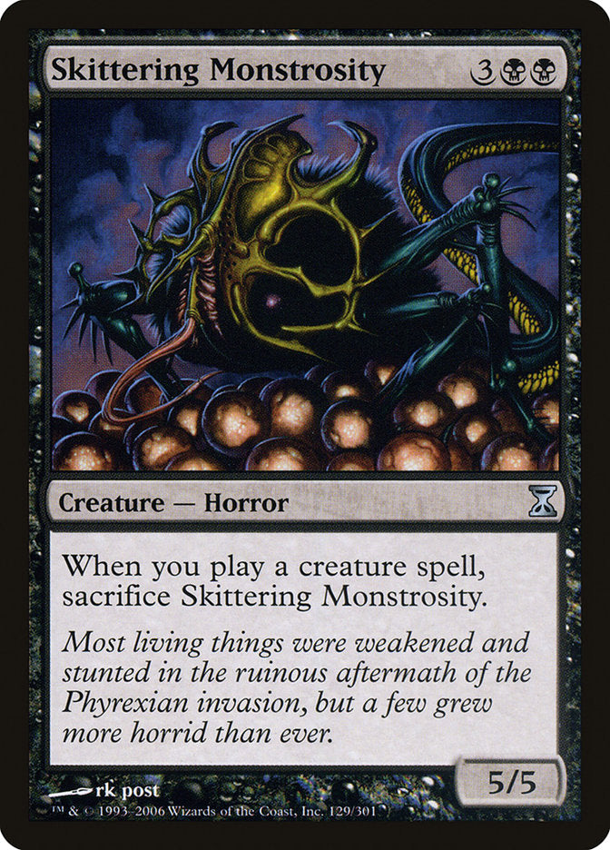 Skittering Monstrosity [Time Spiral] MTG Single Magic: The Gathering | Red Claw Gaming