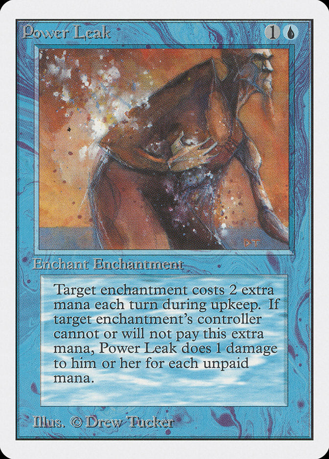 Power Leak [Unlimited Edition] MTG Single Magic: The Gathering | Red Claw Gaming