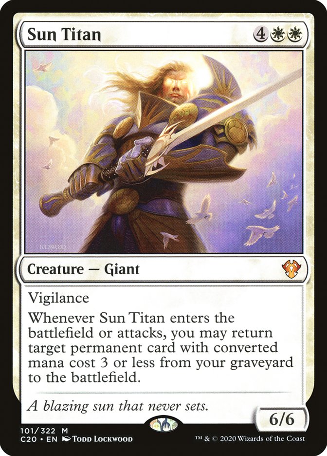 Sun Titan [Commander 2020] MTG Single Magic: The Gathering | Red Claw Gaming