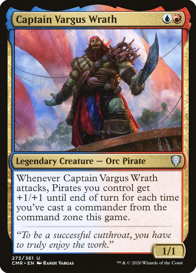 Captain Vargus Wrath [Commander Legends] MTG Single Magic: The Gathering | Red Claw Gaming
