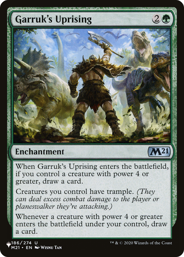 Garruk's Uprising [The List] MTG Single Magic: The Gathering | Red Claw Gaming