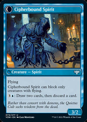 Soulcipher Board // Cipherbound Spirit [Innistrad: Crimson Vow] MTG Single Magic: The Gathering | Red Claw Gaming