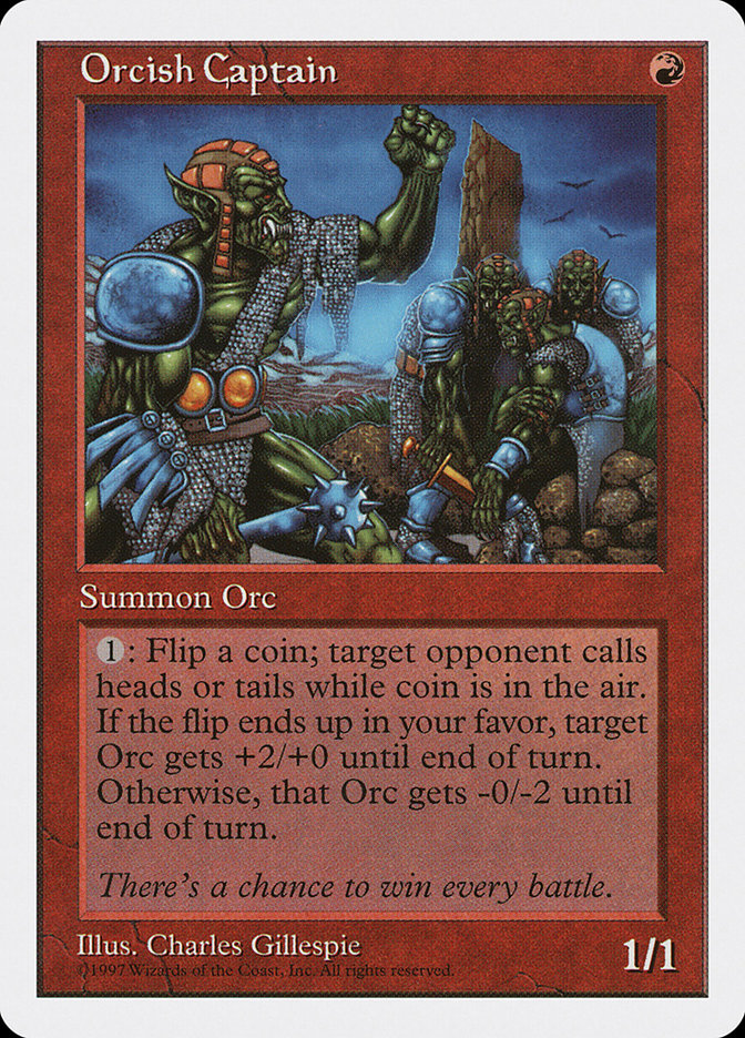 Orcish Captain [Fifth Edition] MTG Single Magic: The Gathering | Red Claw Gaming