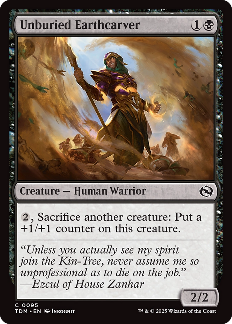 Unburied Earthcarver [Tarkir: Dragonstorm] MTG Single Magic: The Gathering | Red Claw Gaming