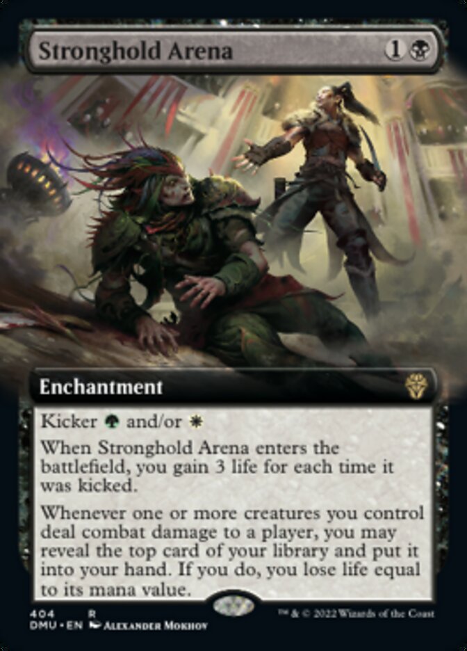 Stronghold Arena (Extended Art) [Dominaria United] MTG Single Magic: The Gathering | Red Claw Gaming