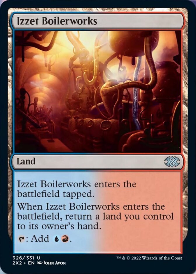Izzet Boilerworks [Double Masters 2022] MTG Single Magic: The Gathering    | Red Claw Gaming