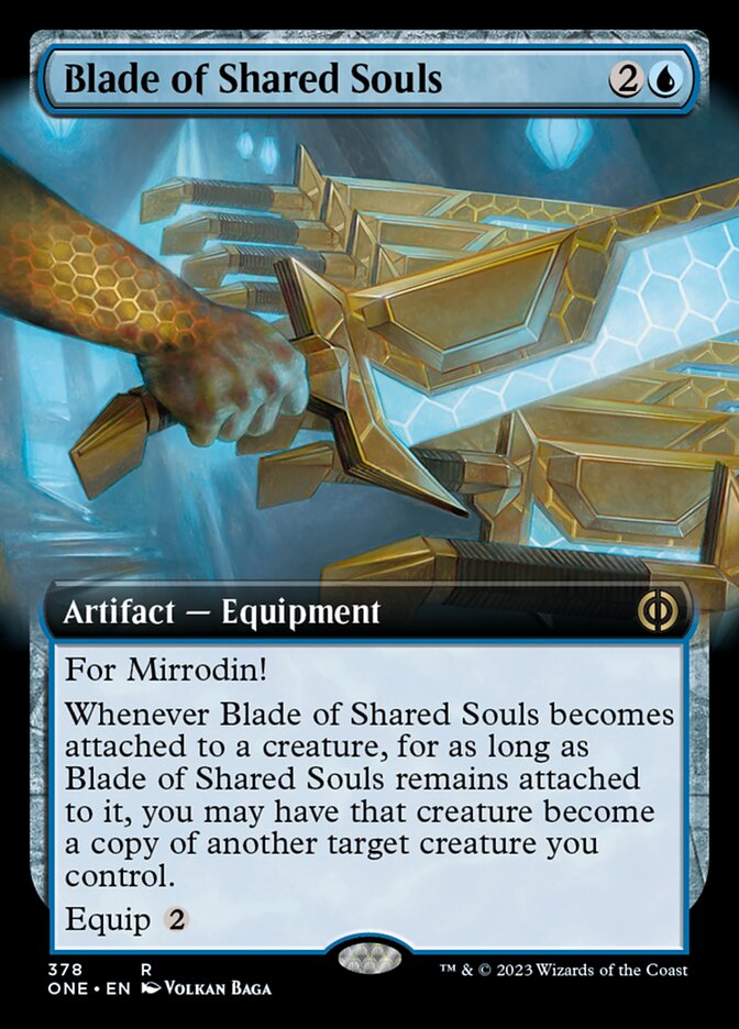 Blade of Shared Souls (Extended Art) [Phyrexia: All Will Be One] MTG Single Magic: The Gathering | Red Claw Gaming