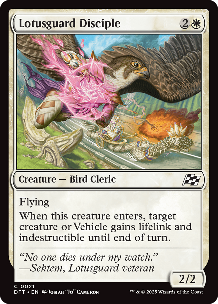 Lotusguard Disciple [Aetherdrift] MTG Single Magic: The Gathering | Red Claw Gaming