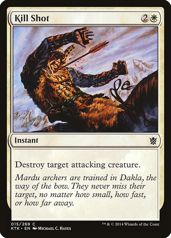 Kill Shot [Khans of Tarkir] MTG Single Magic: The Gathering | Red Claw Gaming