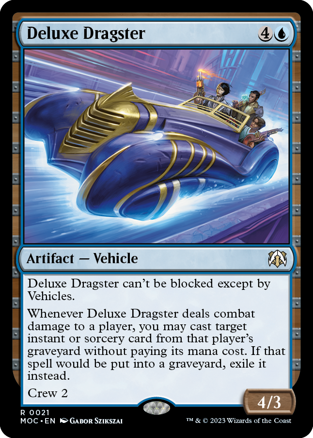 Deluxe Dragster [March of the Machine Commander] MTG Single Magic: The Gathering | Red Claw Gaming