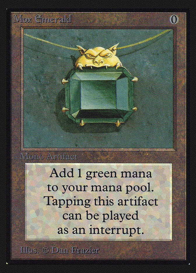 Mox Emerald [International Collectors' Edition] MTG Single Magic: The Gathering | Red Claw Gaming