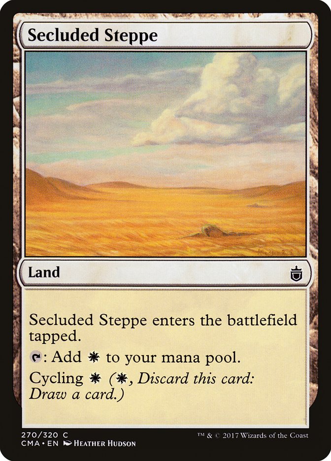 Secluded Steppe [Commander Anthology] MTG Single Magic: The Gathering | Red Claw Gaming