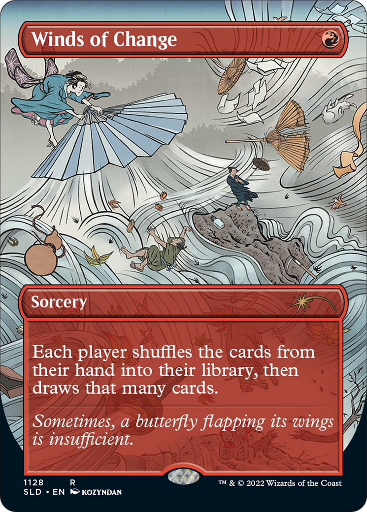 Winds of Change (Borderless) [Secret Lair Drop Series] MTG Single Magic: The Gathering | Red Claw Gaming