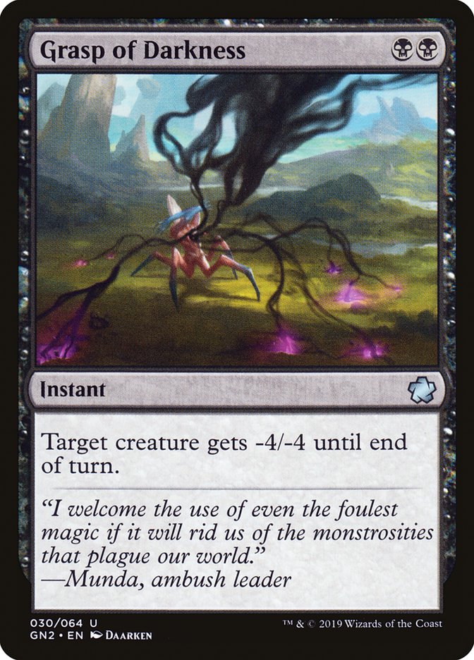 Grasp of Darkness [Game Night 2019] MTG Single Magic: The Gathering | Red Claw Gaming