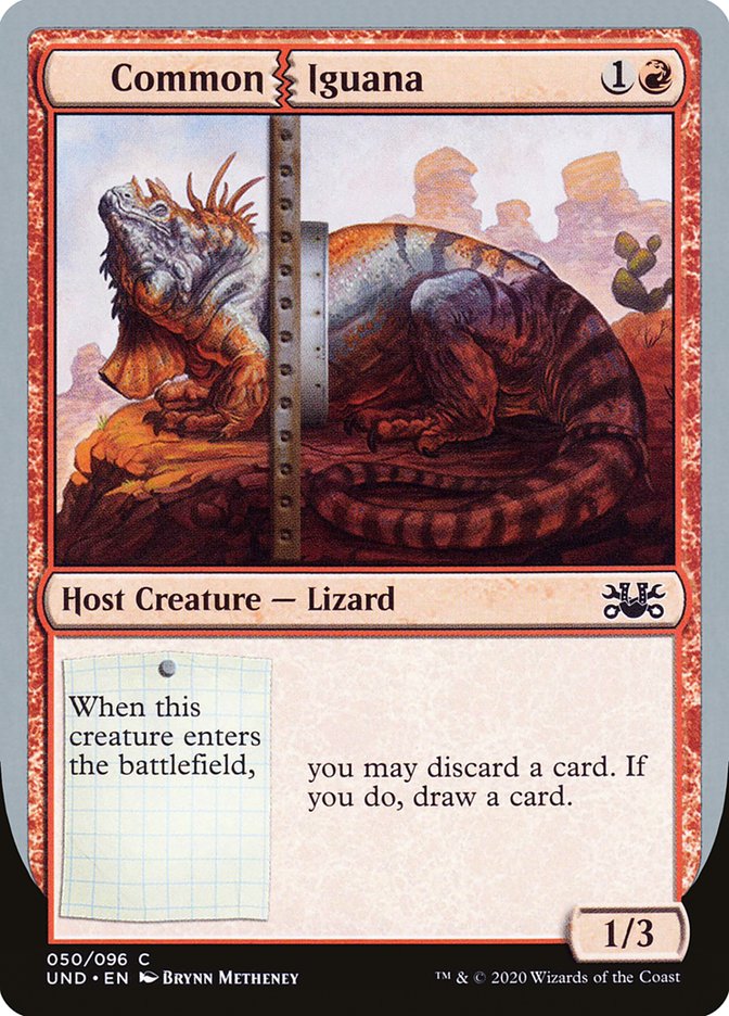 Common Iguana [Unsanctioned] MTG Single Magic: The Gathering | Red Claw Gaming