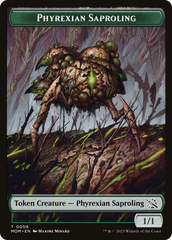 Monk // Phyrexian Saproling Double-Sided Token [March of the Machine Tokens] MTG Single Magic: The Gathering | Red Claw Gaming