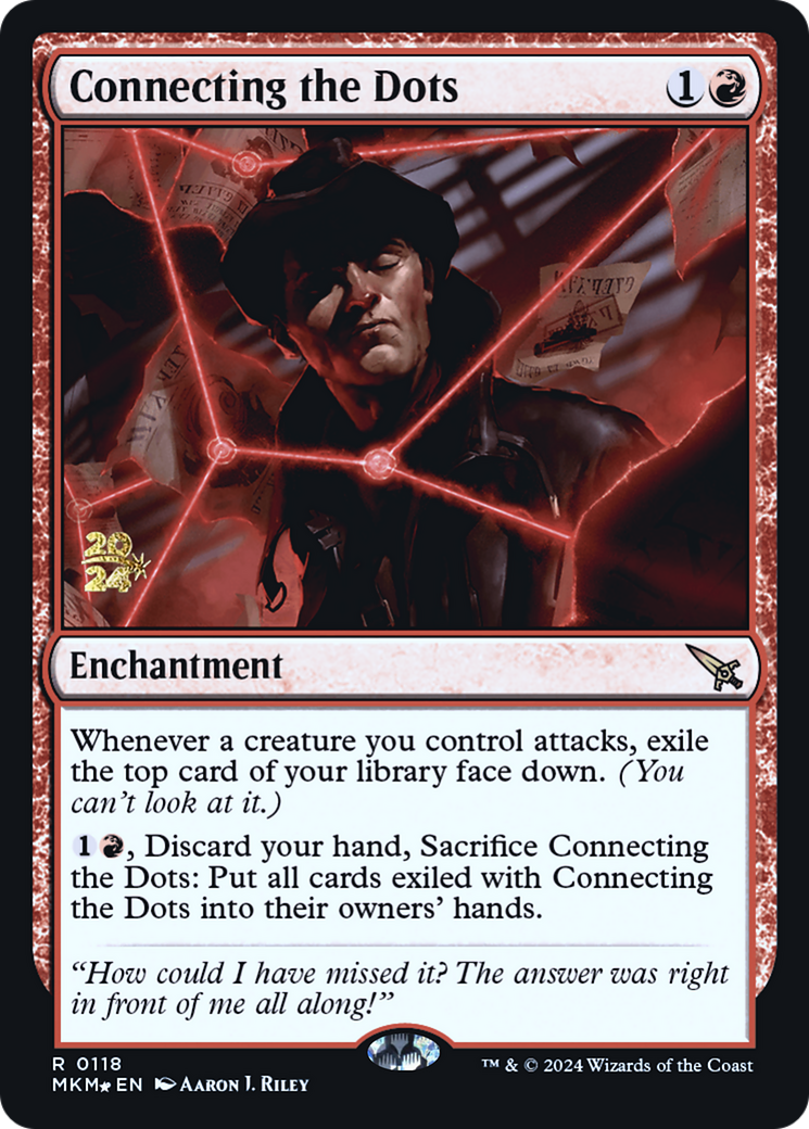 Connecting the Dots [Murders at Karlov Manor Prerelease Promos] MTG Single Magic: The Gathering | Red Claw Gaming