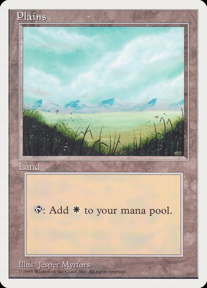 Plains (No Trees, Signature on Bottom Right) [Rivals Quick Start Set] MTG Single Magic: The Gathering | Red Claw Gaming