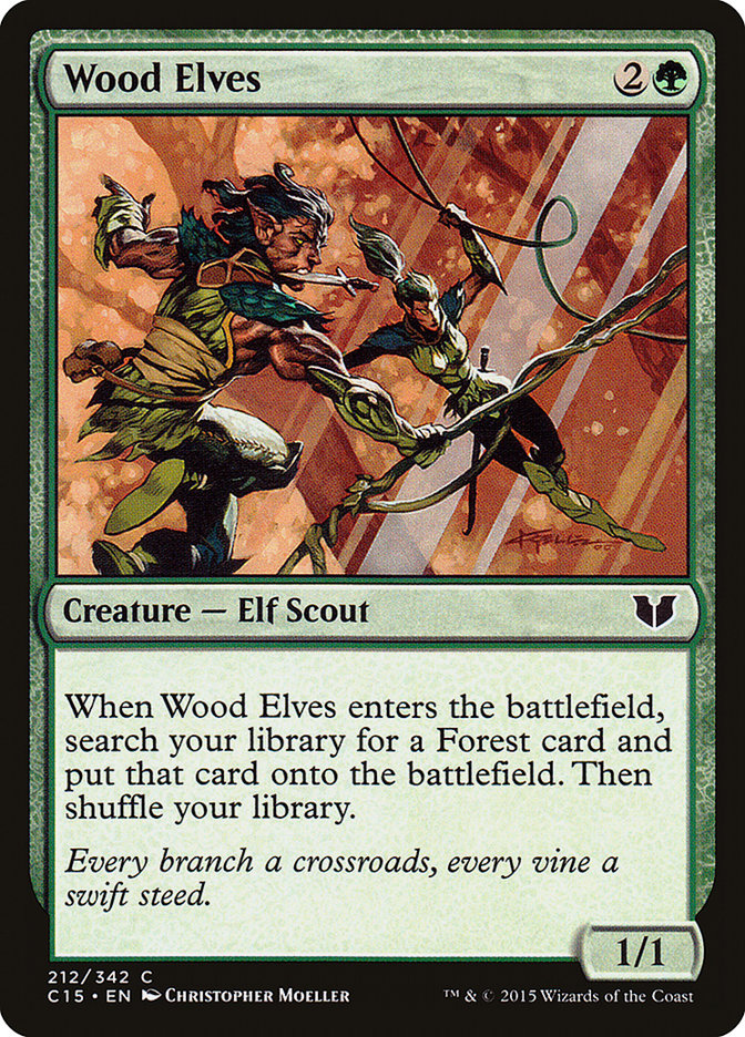 Wood Elves [Commander 2015] MTG Single Magic: The Gathering | Red Claw Gaming