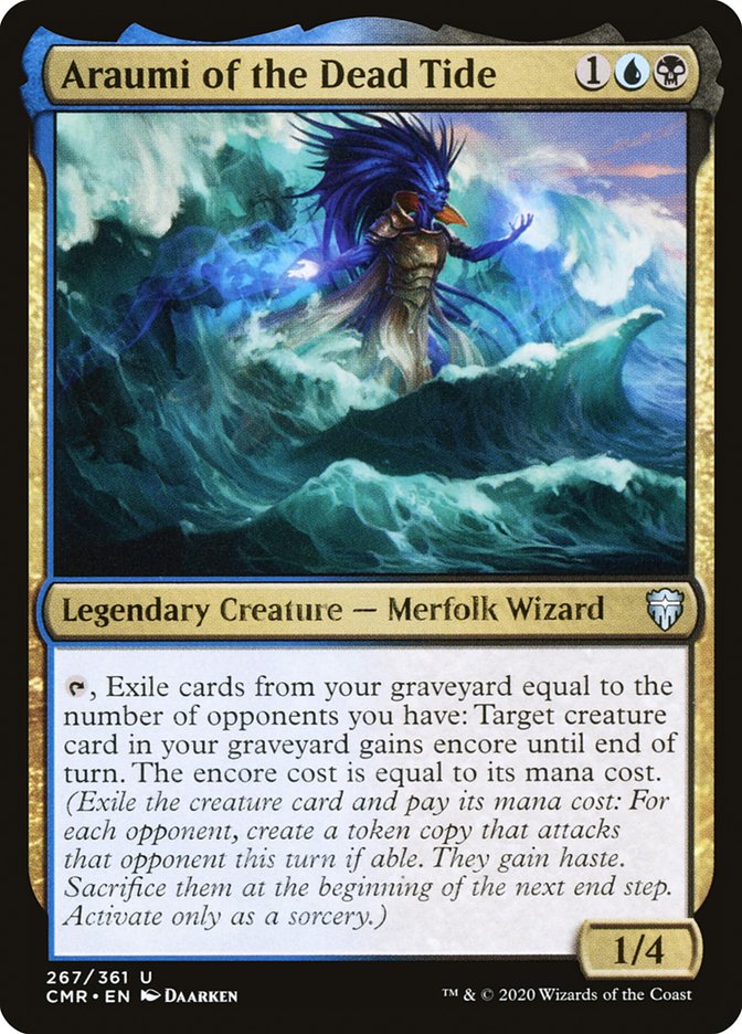 Araumi of the Dead Tide [Commander Legends] MTG Single Magic: The Gathering | Red Claw Gaming