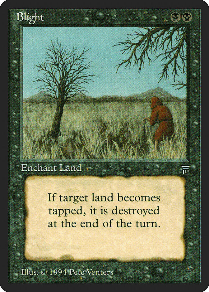 Blight [Legends] MTG Single Magic: The Gathering | Red Claw Gaming
