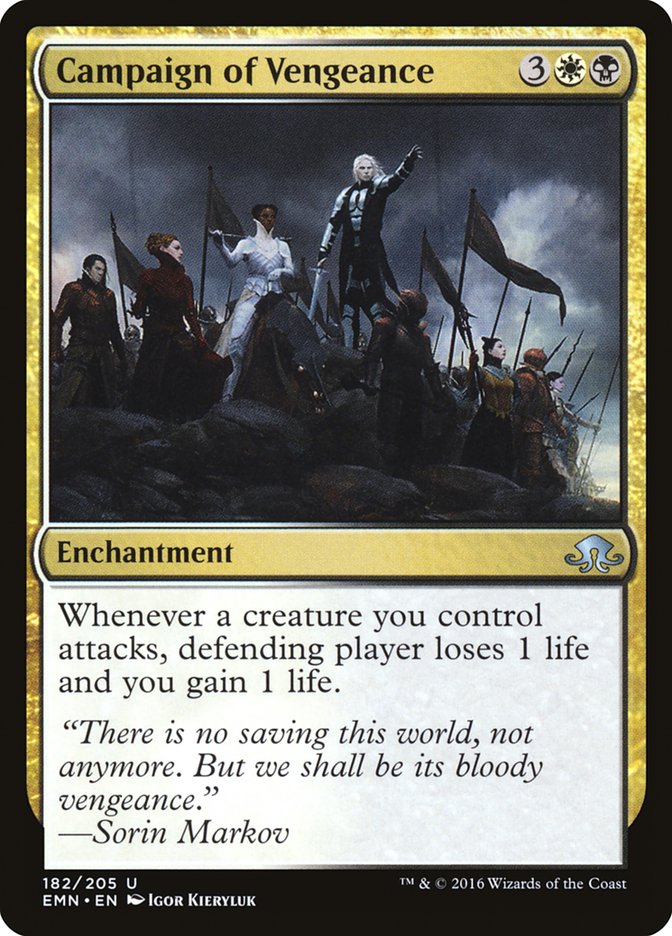 Campaign of Vengeance [Eldritch Moon] MTG Single Magic: The Gathering | Red Claw Gaming