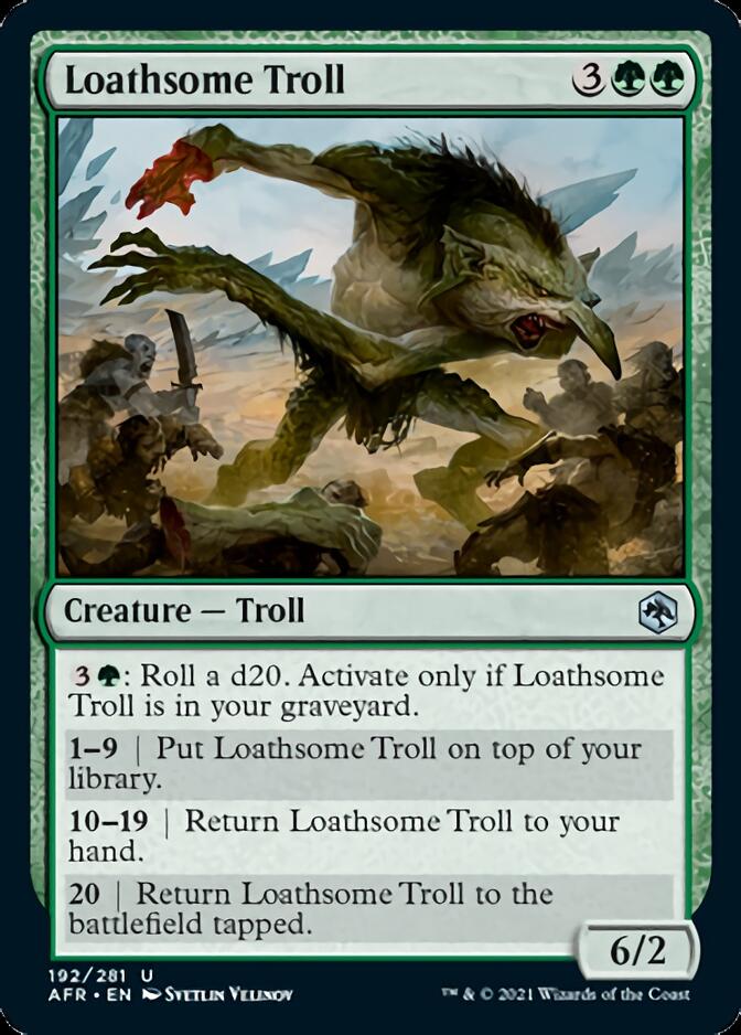 Loathsome Troll [Dungeons & Dragons: Adventures in the Forgotten Realms] MTG Single Magic: The Gathering | Red Claw Gaming